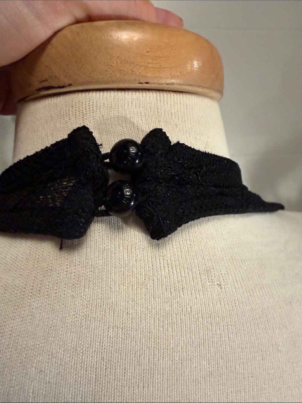 Aritzia Black Lace Halter Corset Bralette Top - Picture 5 of 7